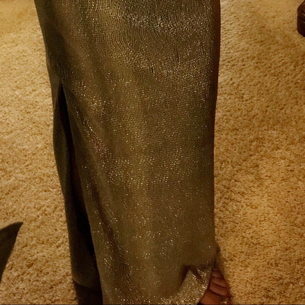 Ralph Lauren gold dress - Picture 2 of 8